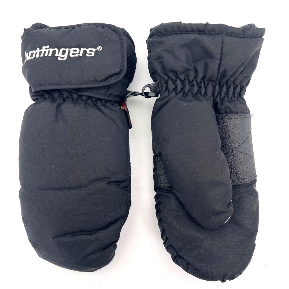 Wells Lamont Hotfingers Microlar Waterproof Breathable Mittens Youth Small Black - Picture 5 of 11
